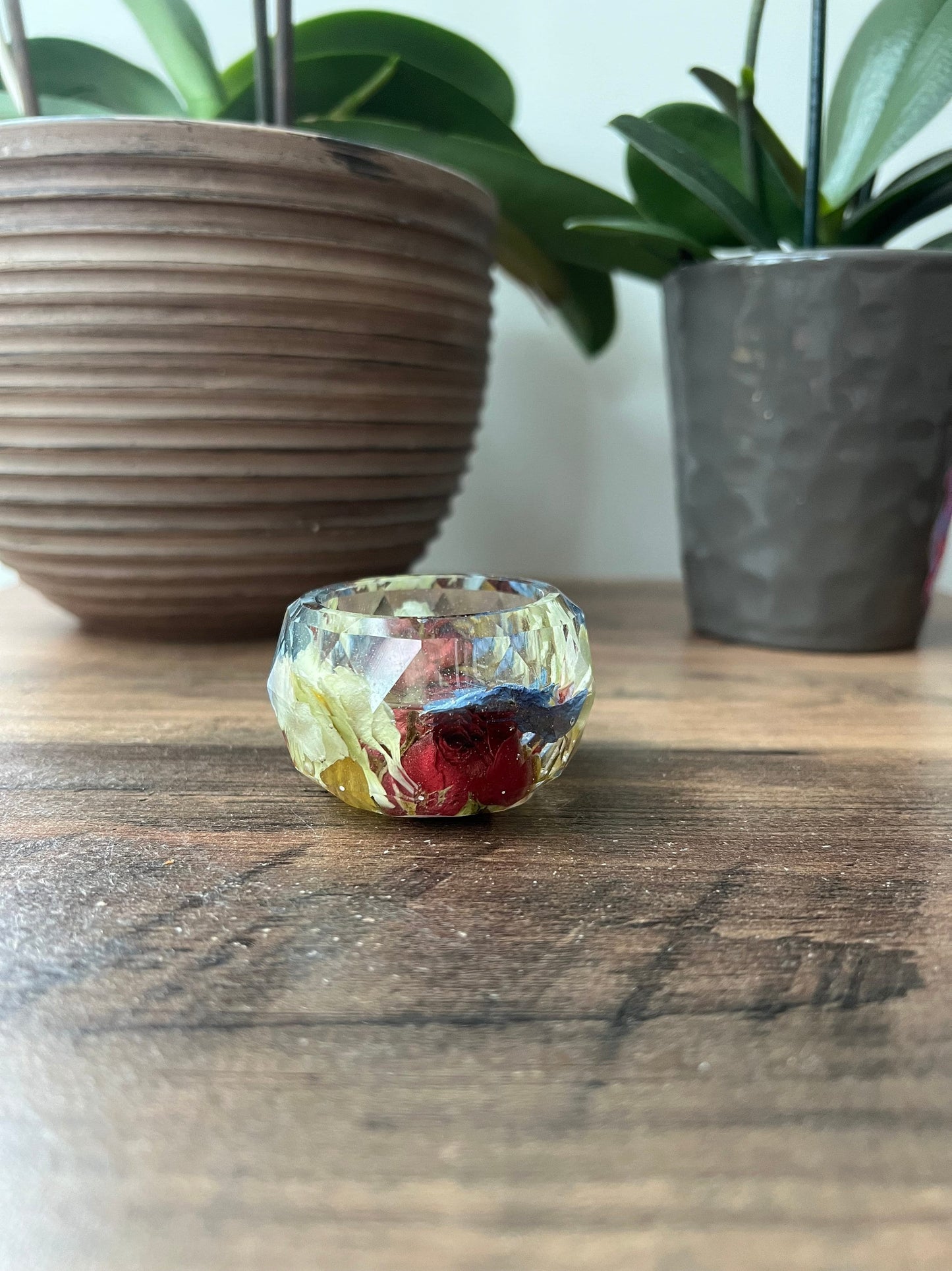 Small Faceted Tealight