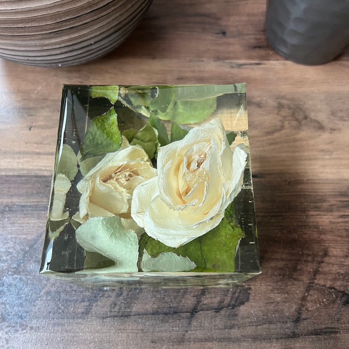 10cm Floral Cube