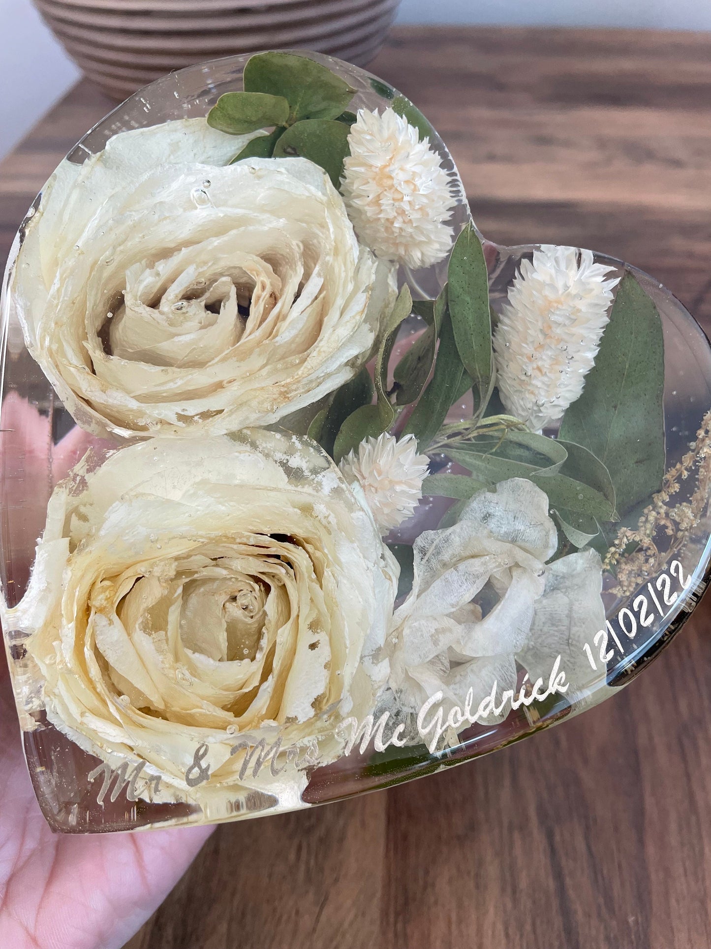 Wedding Bouquet Heart - 20cm Heart